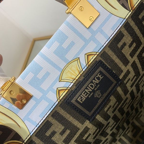 フェンダーチェ コピー【フェンディ×ヴェルサーチェ】サンシャイン トートバッグ FD8372N級品