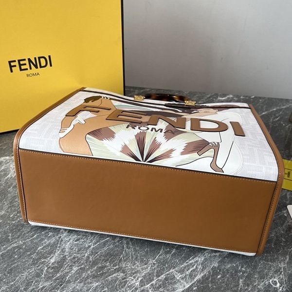 フェンディ サンシャイン ミディアム トートバッグ 偽物 fef56840品質保証