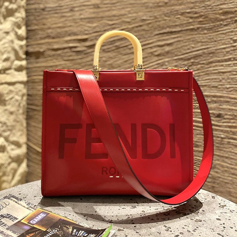 入手困難フェンディ サンシャイン ラージ 偽物 レザーショッパー fej84444