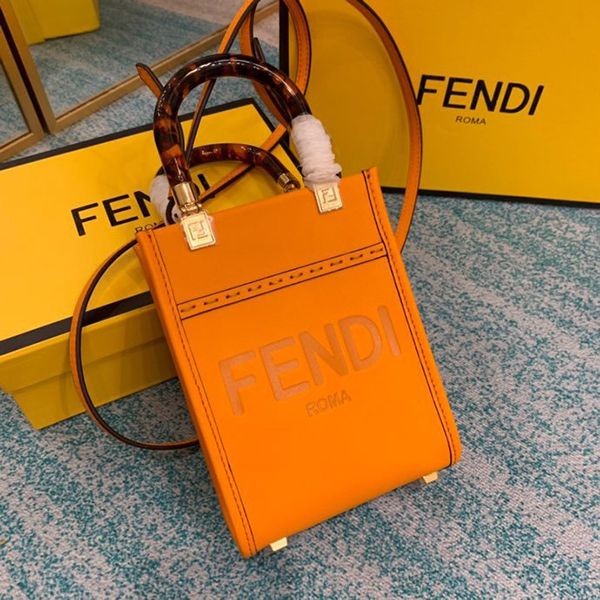 フェンディ レディース サンシャイン ショッパー コピー ミニバッグ fey30862代引きを販売