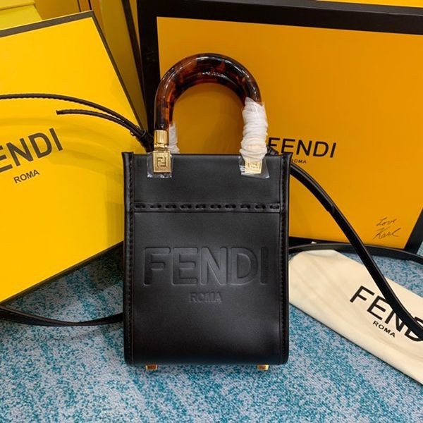 フェンディ レディース サンシャイン ショッパー コピー ミニバッグ fey30862100%安全に到着