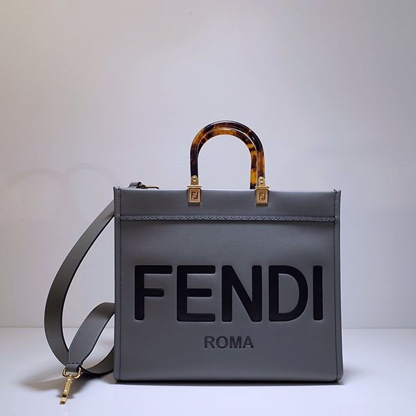 確保済みフェンディ 偽物 サンシャイン ロゴ ショッピング トートバッグ fem38505
