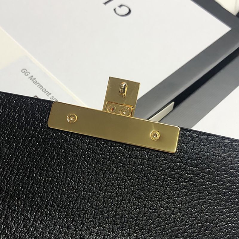 【グッチ】Padlock☆ビー&スター レザースモールショルダーバッグコピー 432182 DJ2LG 1055最高級