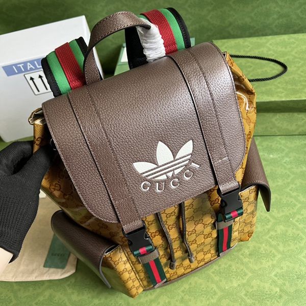 完売必至【コラボ】アディダス×グッチ 偽物 GG モノグラム バックパック 495563UVSHT7269高い品質