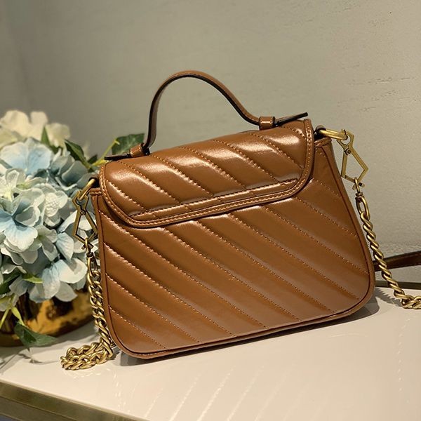 n級品 おすすめグッチ 偽物 ミニ トップハンドルバッグ GGマーモント 5835710OLFT2535通販