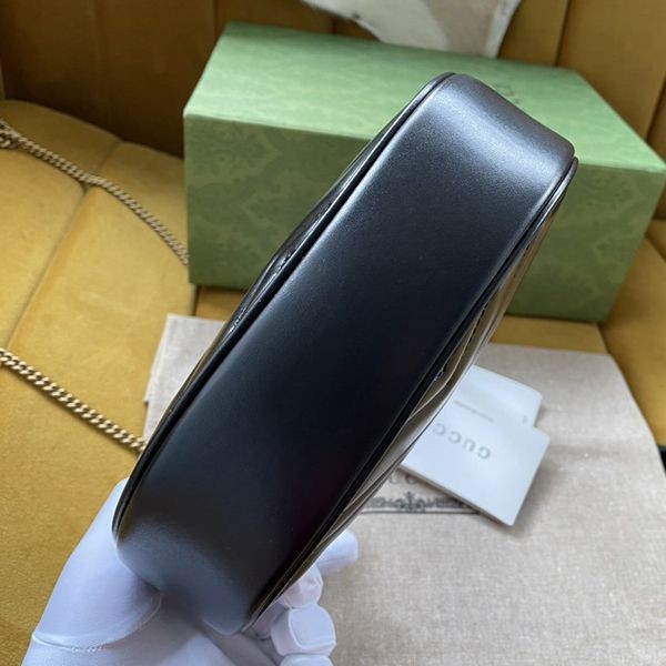 人気急上昇 グッチ GGマーモント ハーフムーンシェイプミニバッグ コピー 699514DTDHT1000高い品質