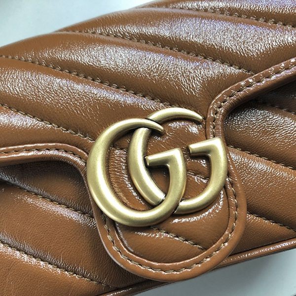 グッチ GG Marmontキルティングレザーショルダーバッグ偽物gg210820112通販