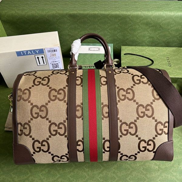 n級品 おすすめ グッチ ジャンボ GG ラージ ダッフルバッグ gup83628通販