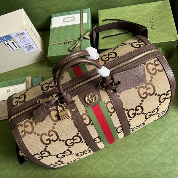n級品 おすすめ グッチ ジャンボ GG ラージ ダッフルバッグ gup83628最高級
