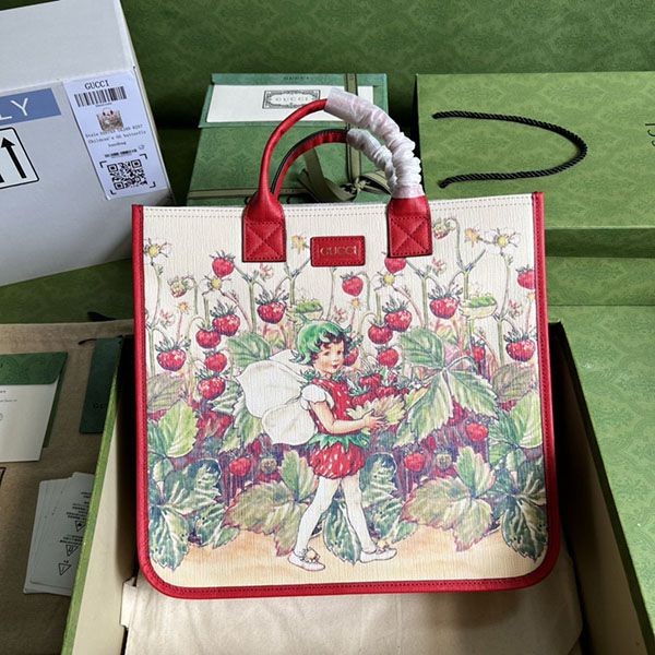 激安価格！グッチ チルドレンズラージトートバッグ 偽物 gus28470N級品