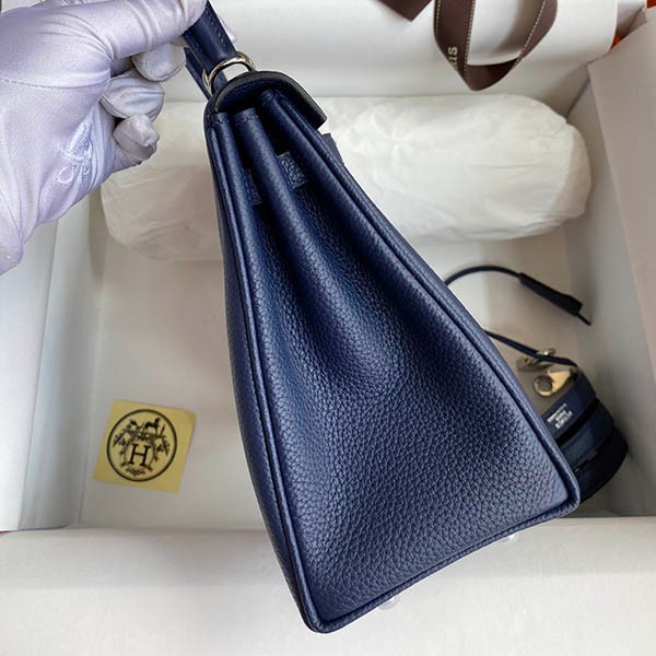 注目★エルメス ケリー 偽物 25cm 内縫い タッチ シルバー金具 erb28569人気