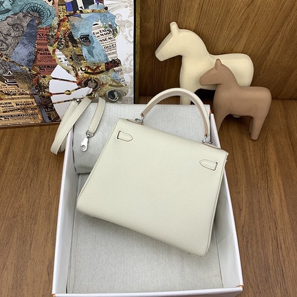 新色☆希少 エルメス ケリー 25 偽物 シルバー金具 ere04375高い品質
