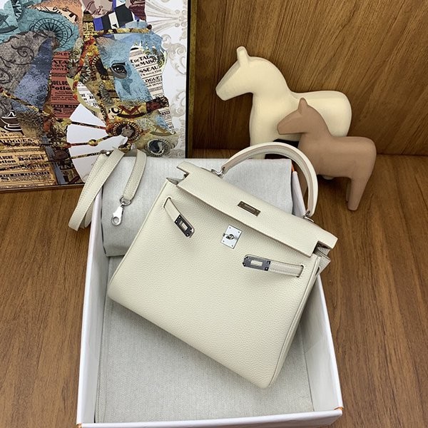 新色☆希少 エルメス ケリー 25 偽物 シルバー金具 ere04375N級品