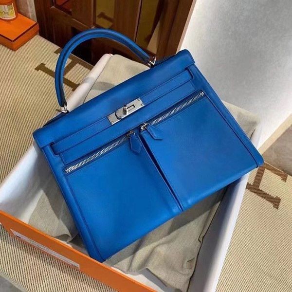 大人気！エルメス ケリー コピー 32cm 内縫トゴ シルバー金具 erg23146通販