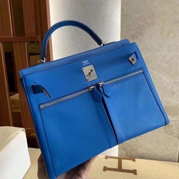 大人気！エルメス ケリー コピー 32cm 内縫トゴ シルバー金具 erg23146代引きを販売