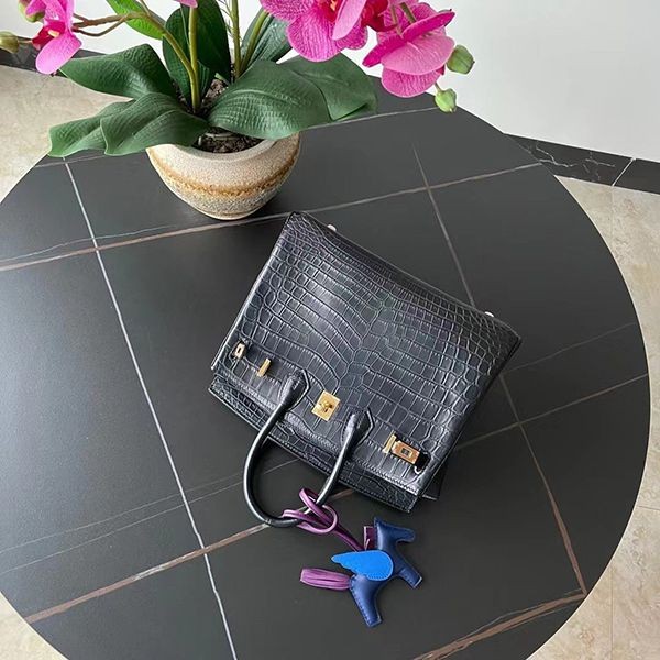 新色☆希少 エルメス クロコダイル  バーキン 25 eri58452高い品質