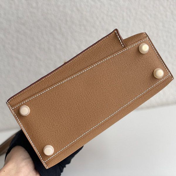 ギフトに最適エルメス ケリー20 コピー 外縫い ゴールド エプソン バッグ erk21543激安送料無料