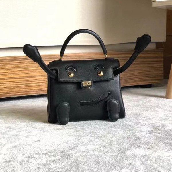 完売必至エルメス ケリードール コピー ブラック ゴールド金具 erp07693激安送料無料