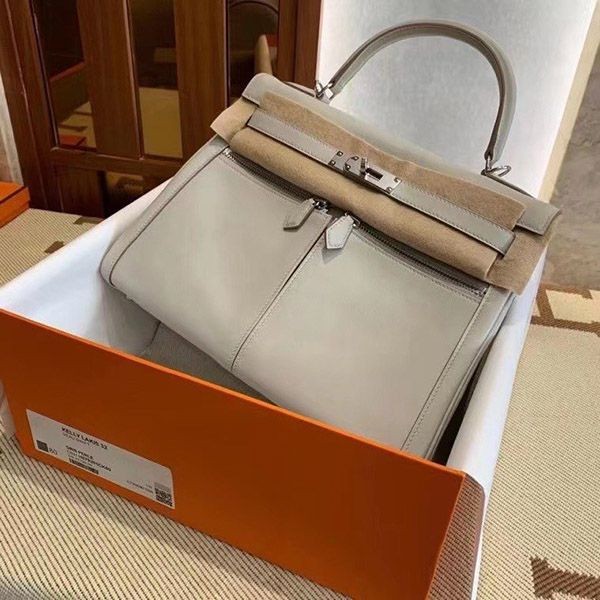 超希少！エルメス ケリー 偽物 32cm 内縫トゴ シルバー金具 erp94746