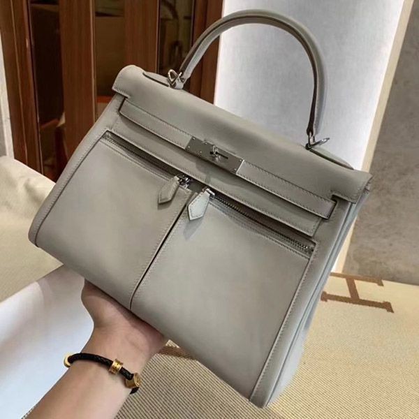 超希少！エルメス ケリー 偽物 32cm 内縫トゴ シルバー金具 erp94746最高級