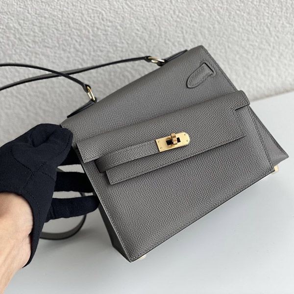 超希少！エルメス 偽物 ケリー20 外縫い エプソン バッグ ers00600