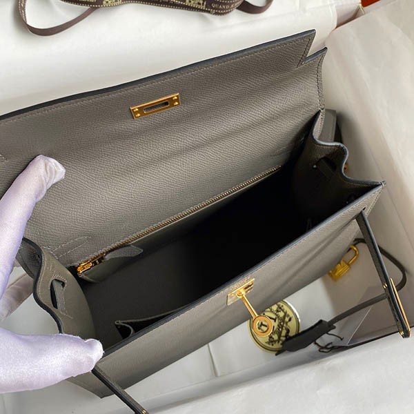 エルメス 偽物 ケリー 25cm 外縫い エプソン ゴールド金具 eru38999N級品