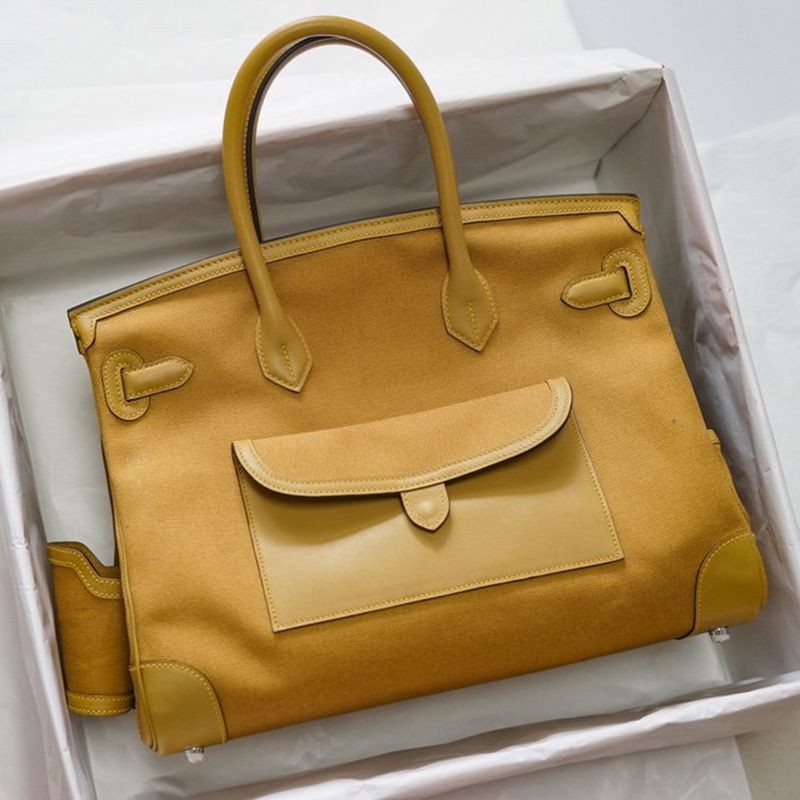 セール新作エルメス バーキン カーゴ コピー35cm トワルアッシュ×スイフト ery70465通販
