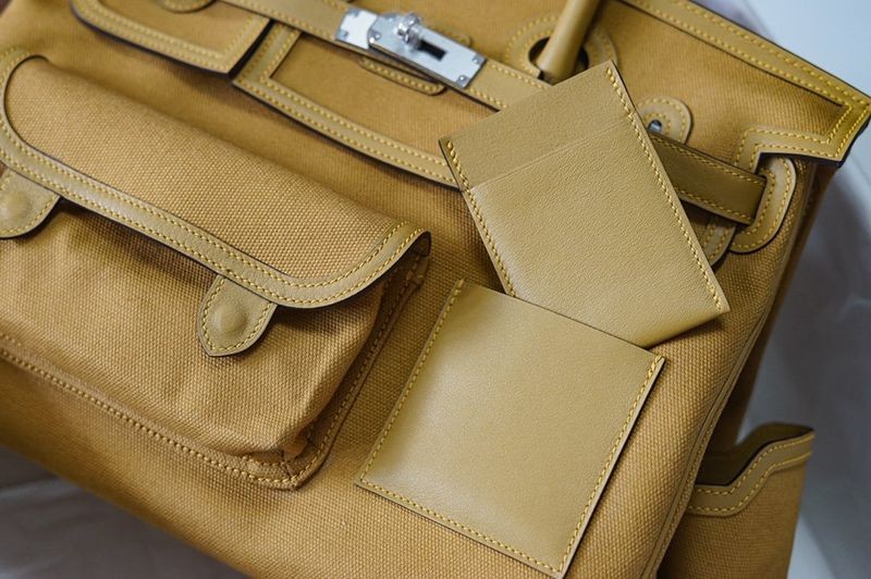セール新作エルメス バーキン カーゴ コピー35cm トワルアッシュ×スイフト ery70465N級品