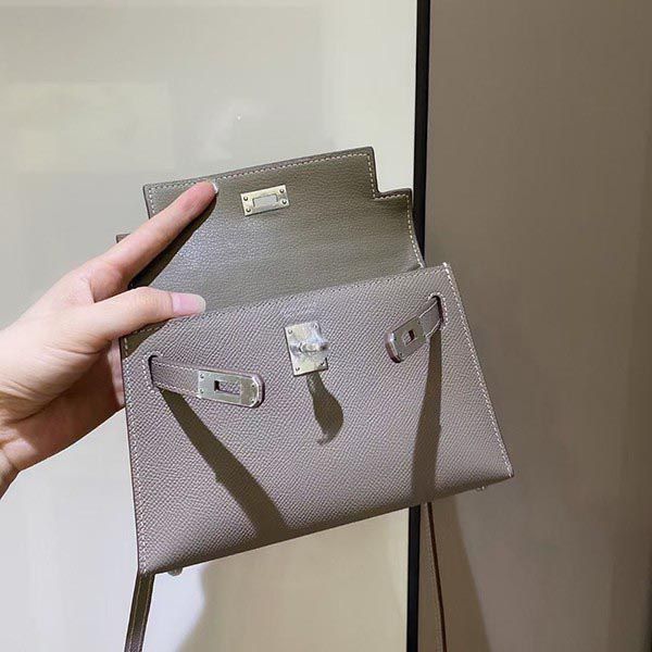 エルメス ケリーミニ2 カザック エプソンコピー シルバー金具 he19012N級品