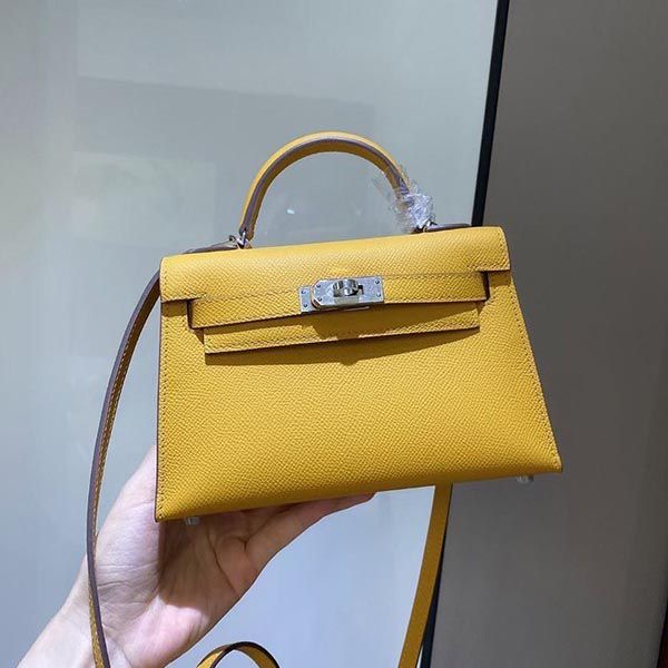 エルメス ケリーミニ2 カザック エプソン コピー シルバー金具 he19014