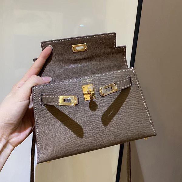 エルメス ケリーミニ2 カザック偽物 エプソン シルバー金具he1906最高級