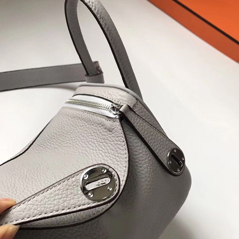 ☆超人気☆エルメス リンディ ミニ ヴェルソ偽物 スイフト シルバー金具he26038最高級