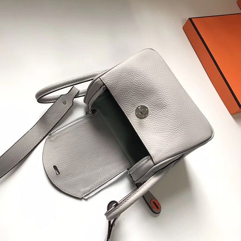 ☆超人気☆エルメス リンディ ミニ ヴェルソ偽物 スイフト シルバー金具he26038代引きを販売