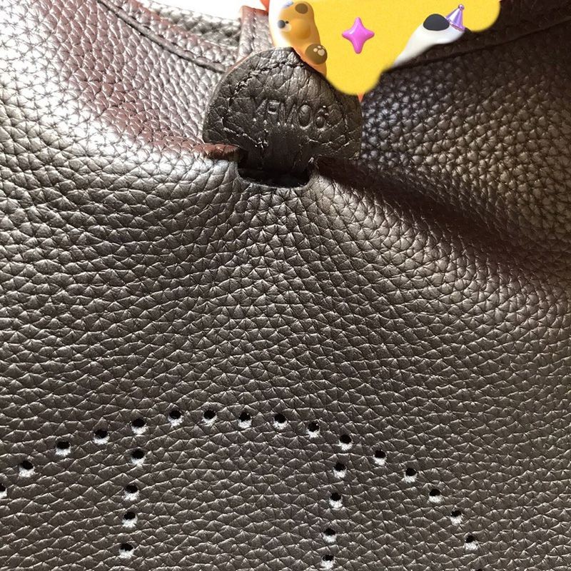 ☆超人気☆エルメス エヴリンミニ 16 TPM 偽物 ノワール シルバーhe26063品質保証