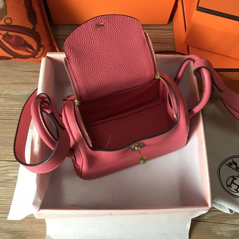 エルメス リンディ ミニ ヴェルソ偽物 スイフト シルバー金具he216074N級品