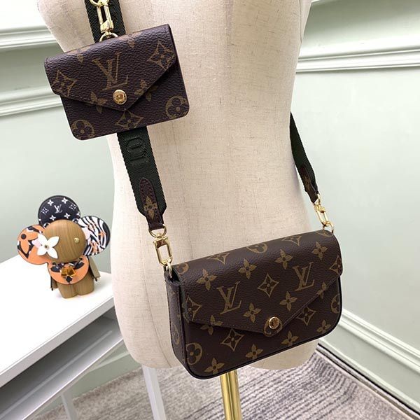 ルイヴィトン 財布 偽物 バッグ モノグラム キャンバス ブラウン LV20211通販