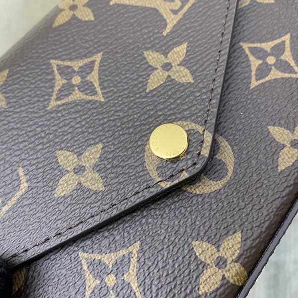 ルイヴィトン 財布 偽物 バッグ モノグラム キャンバス ブラウン LV20211高い品質