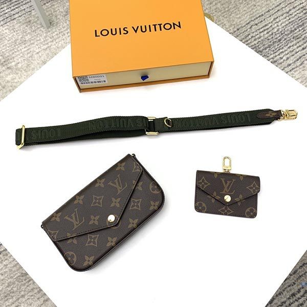 ルイヴィトン 財布 偽物 バッグ モノグラム キャンバス ブラウン LV20211代引きを販売