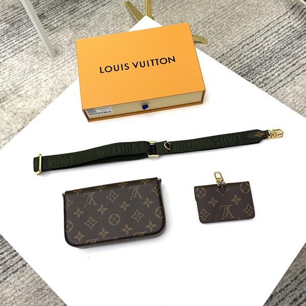 ルイヴィトン 財布 偽物 バッグ モノグラム キャンバス ブラウン LV20211品質保証