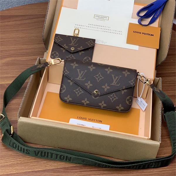 ルイヴィトン 財布 偽物 バッグ モノグラム キャンバス ブラウン LV20211100%安全に到着