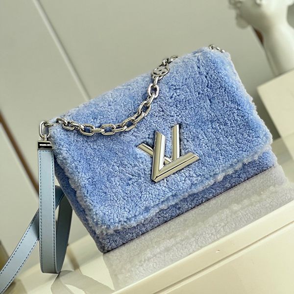 n級品 おすすめルイヴィトン コピー ツイスト MM ショルダーバッグブルー M21040通販