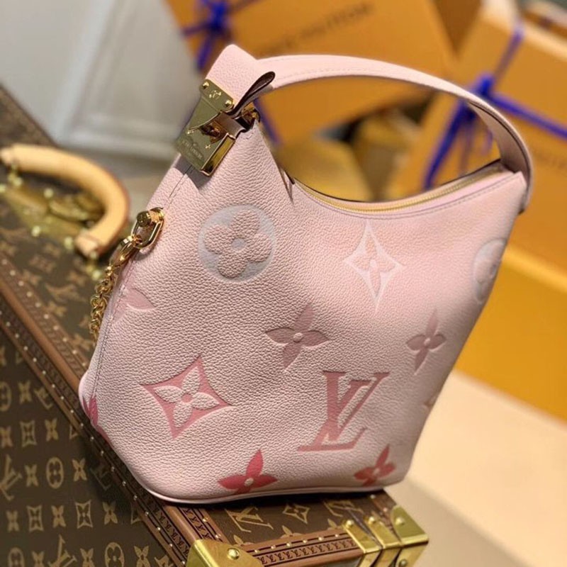 ルイヴィトン マシュマロ PM 偽物 ハンドバッグ★モノグラム アンプラント♪ブトンドローズ M45697通販