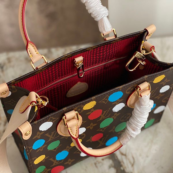 ルイヴィトン × 草間彌生 LV × YK コピー オンザゴー PM M46380N級品