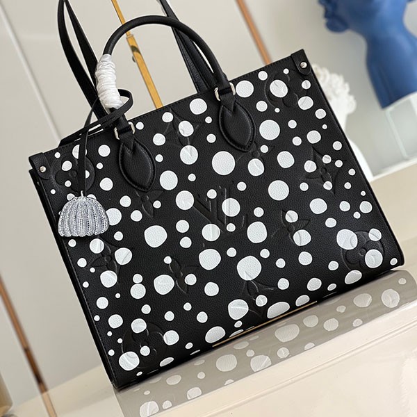 LV × YK オンザゴー MM スーパーコピー ルイ･ヴィトン × 草間彌生 M46389通販
