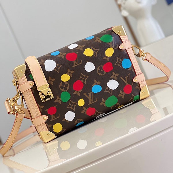 【草間彌生コラボ】LV サイドトランク ハンドバッグ コピー M46396通販