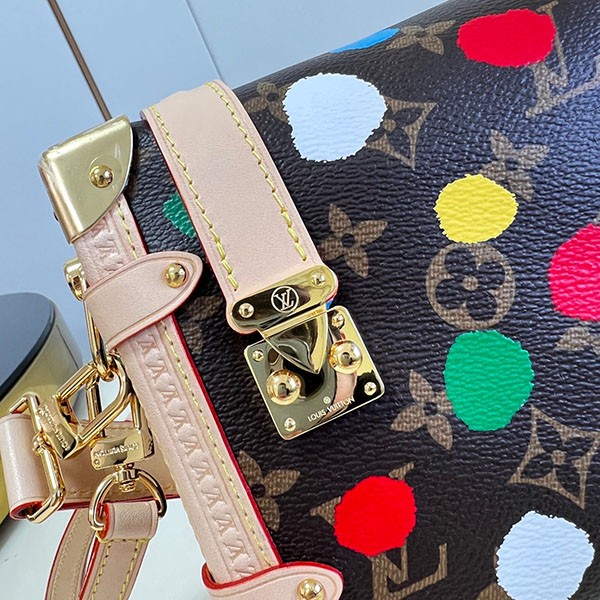 【草間彌生コラボ】LV サイドトランク ハンドバッグ コピー M46396激安送料無料