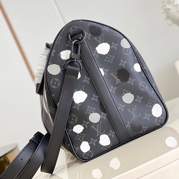 ルイヴィトン × 草間彌生 偽物 LV × YK キーポルバンドリエール 45 M46400高い品質