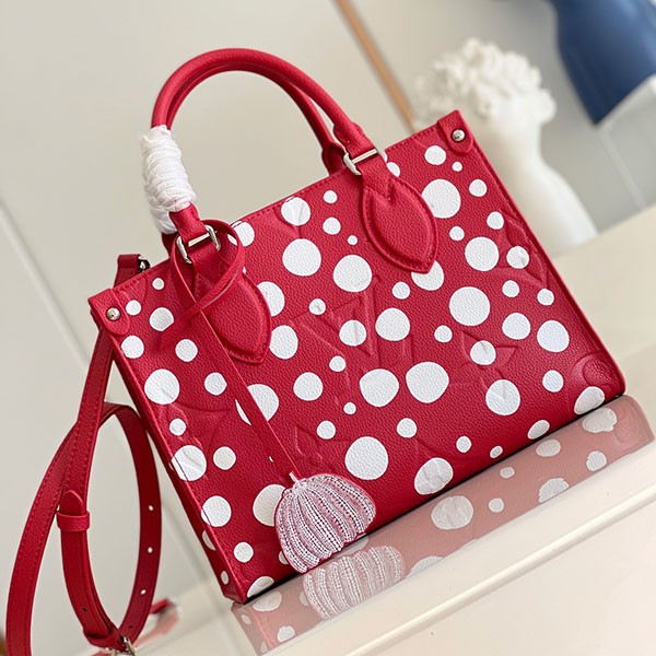 LV × YK オンザゴー PM スーパーコピー ルイヴィトン × 草間彌生 広瀬すずさん爱用 M46412通販