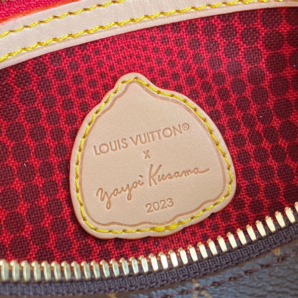 ルイヴィトン × 草間彌生 LV × YK 偽物 スピーディ･バンドリエール 25 M46433品質保証