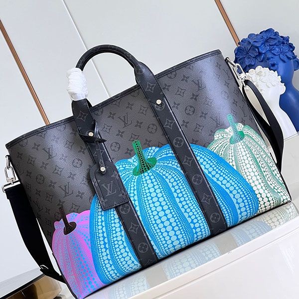 ルイヴィトン LV×YK 草間彌生 コピー ウィークエンド トートバッグ M46434通販